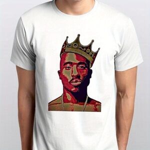 NWT TUPAC WITH CROWN DEATHROW SHIRT BY FOREST LABS SIZE XXL
